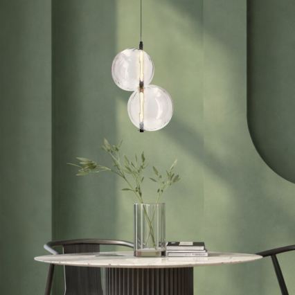 Vaijerilla roikkuva LED-riippuvalaisin PLAYA LED/10W/230V musta