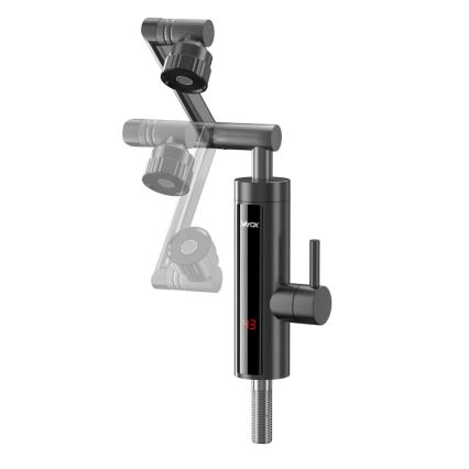 Välitön vedenlämmitin LED mukana näyttö 3000W/230V IPX4 antrasiitti