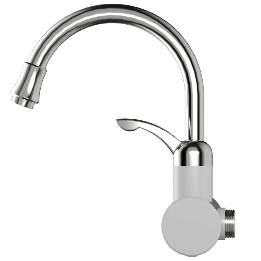 Välitön vedenlämmitin LED mukana näyttö 3000W/230V IPX4 valkoinen