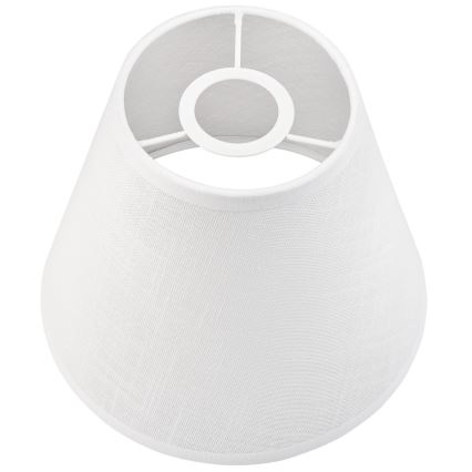 Varaava valaisinvarjostin ANTONIO E14 140x160 mm valkoinen, kattokruunuun ja seinävalaisimeen