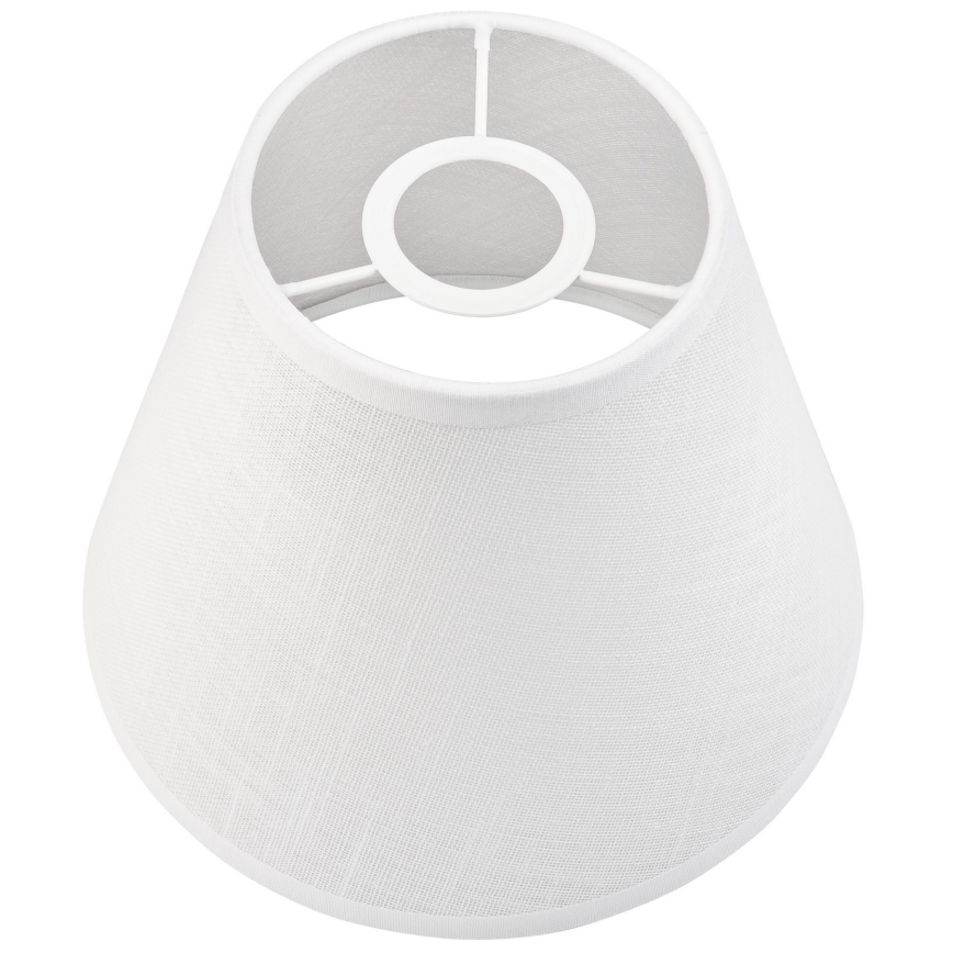 Varaava valaisinvarjostin ANTONIO E14 140x160 mm valkoinen, kattokruunuun ja seinävalaisimeen