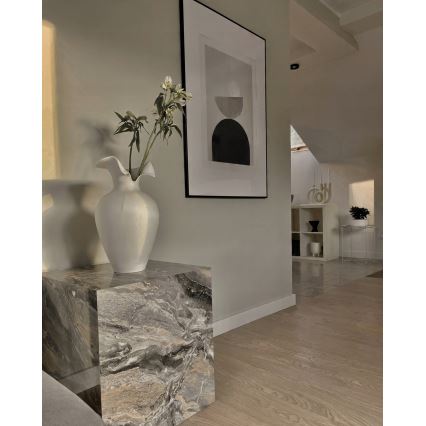 Valkoinen keramiikkavaasi 41,5x23 cm