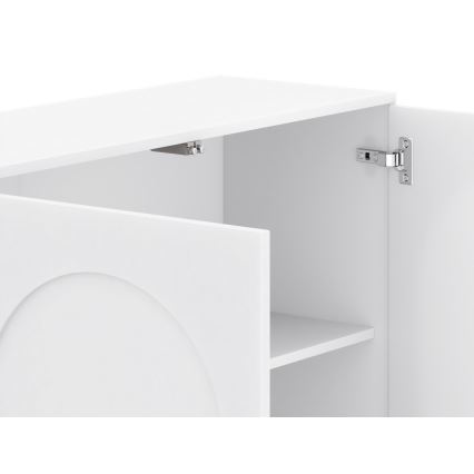 Valkoinen NIO-lipasto