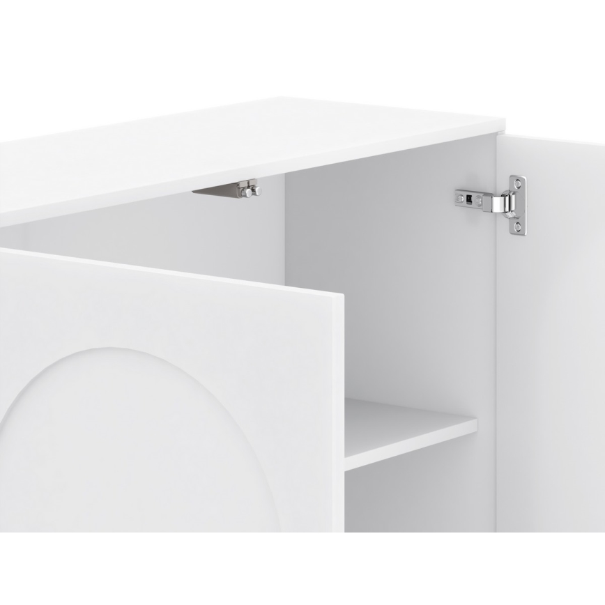 Valkoinen NIO-lipasto