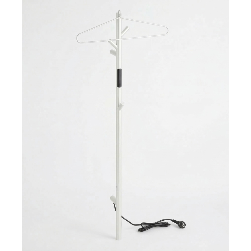 Valkoinen ripustin sähköiselle pyyhekuivaimelle 45x12,2 cm