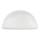 Varaava lasi kattokruunu E27 halkaisija 19 cm valkoinen