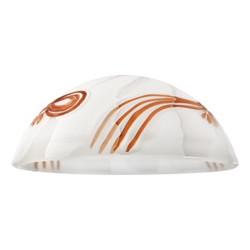 Varaava lasi kattovalaisimeen SFERA E27 120x300 mm valkoinen/oranssi