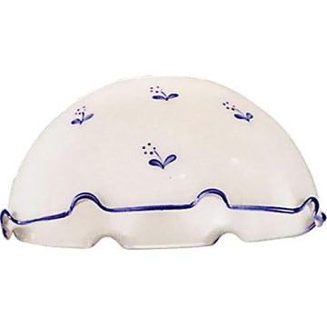 Varaava lasi universaali NONNA E27 Ø 20 cm valkoinen/sininen