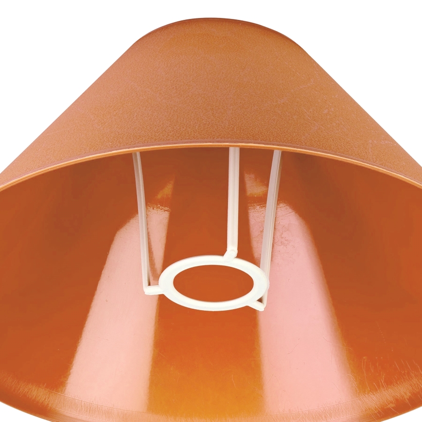 Varaava varjostin pöytävalaisimeen E14 21x11 cm oranssi