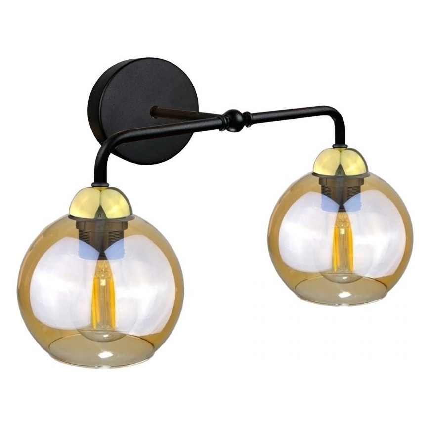 Vara lasiin seinävalaisimeen AMBER - ruskea savunvärinen