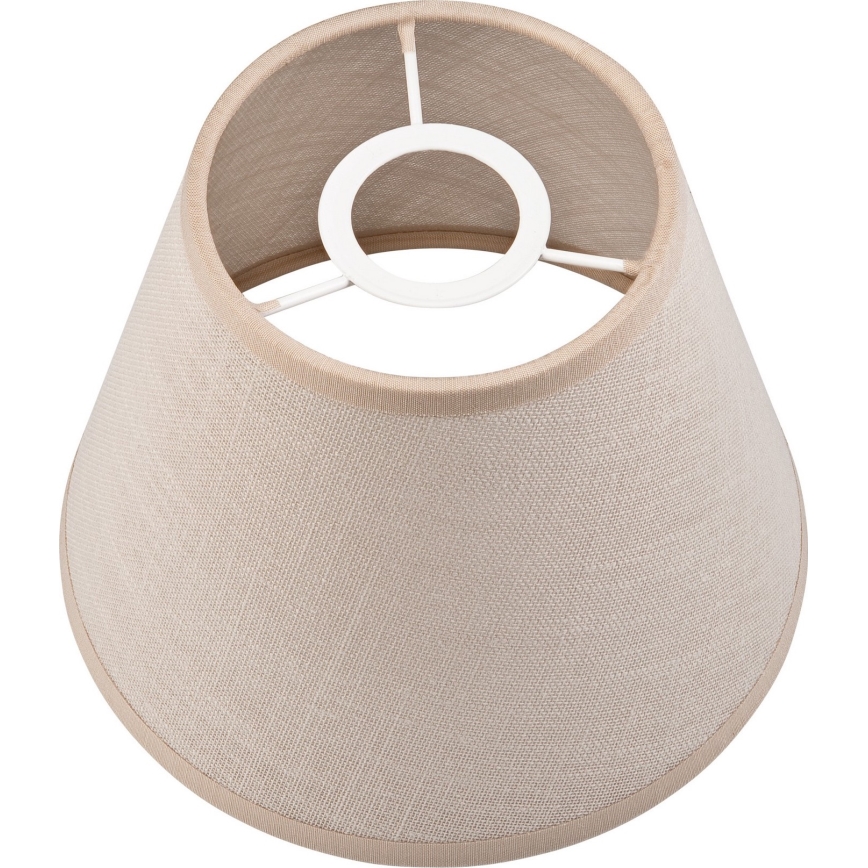 Varaava varjostin ANTONIO E14 kattokruunuun ja seinävalaisimeen 120x150 mm beige