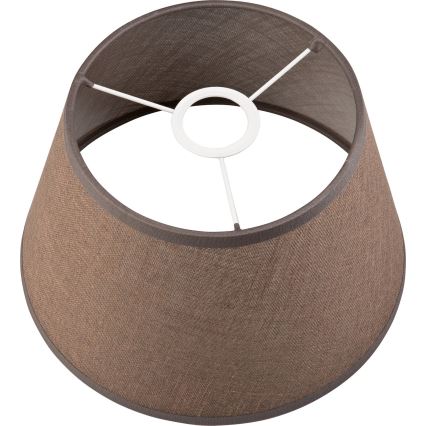 Varaava varjostin ANTONIO E14 kattokruunuun ja seinävalaisimeen 120x200 mm ruskea