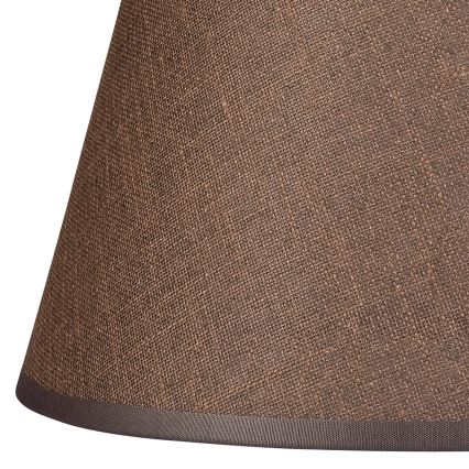 Varaava varjostin ANTONIO E14 kattokruunuun ja seinävalaisimeen 120x200 mm ruskea