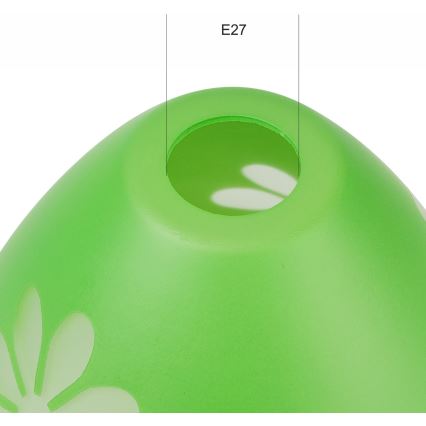 Vara lasikupu GARDEN E27, halkaisija 23 cm, vihreä