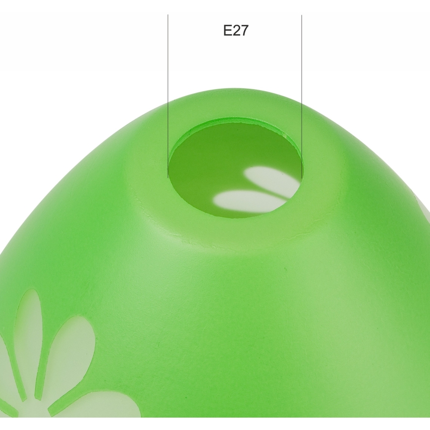 Vara lasikupu GARDEN E27, halkaisija 23 cm, vihreä
