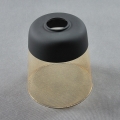 Varaosa: lasi valaisimeen AMBER E27, halkaisija 15,5 cm, musta/savunharmaa/beige