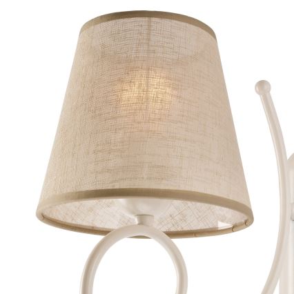 Varaava varjostin LORENZO-kattovalaisimeen E27, halkaisija 16 cm, beige