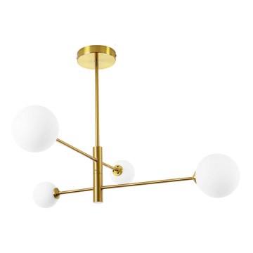 Varrellinen kattokruunu DORADO 4xG9/40W/230V, kultainen