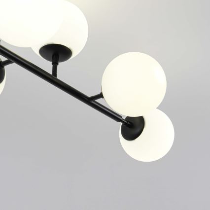 Varrellinen kattokruunu DORADO 8xE14/40W/230V musta