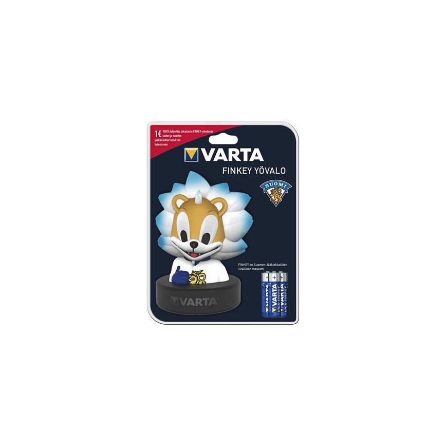 Varta 15660 - Lasten LED-lamppu FINKEY LED/3xAA