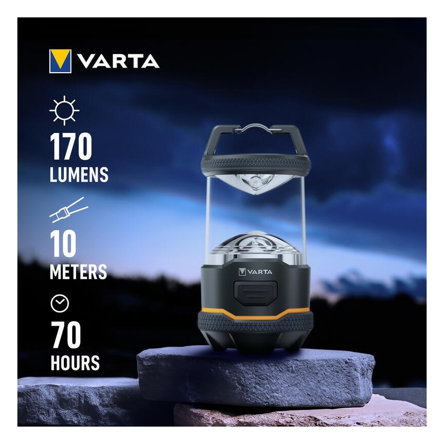 Varta 16550101111 - LED-retkivalaisin L10 LED/4xAA IP54