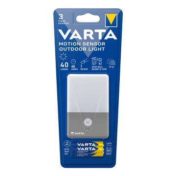 Varta 16634101421 - LED-retkeilylamppu anturilla LED/3xAAA IP44
