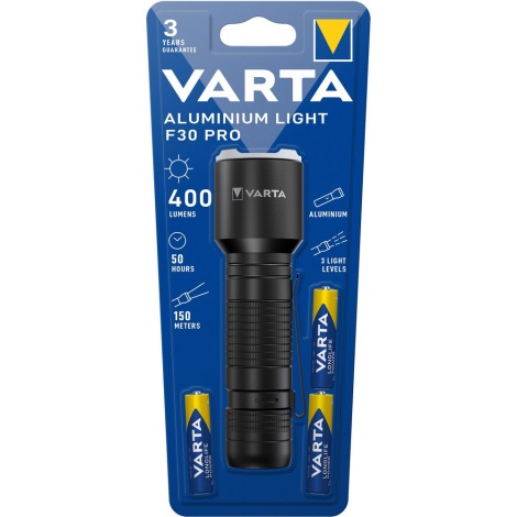 Varta 17608101421 - LED taskulamppu ALUMINIUM LIGHT LED/3xAAA