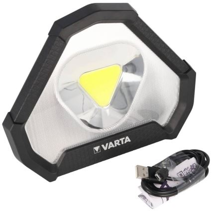 Varta 18647101401 - Kannettava LED-työvalo WORK FLEX LED/12W/5V 5200 mAh IP54