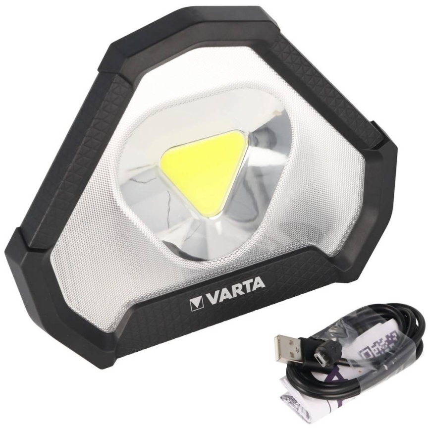 Varta 18647101401 - Kannettava LED-työvalo WORK FLEX LED/12W/5V 5200 mAh IP54