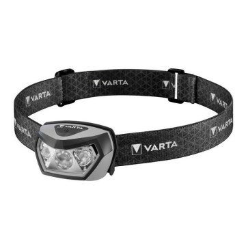 Varta 18650101401 - Säädettävä LED-otsalamppu langattomalla latauksella ULKOLIIKUNTA LED/5V 1800 mAh IPX7