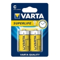 Varta 2014 - 2 kpl Sinkki-hiiliparisto SUPERLIFE C 1,5V