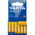 Varta 4103101746 - 6 kpl Alkaliparistoja LONGLIFE AAA 1,5V