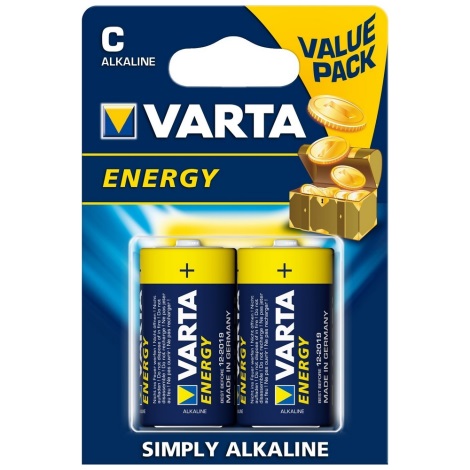 Varta 4114 - 2 kpl Alkaliparisto ENERGY C 1,5V