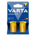 Varta 4114101422 - 2 kpl Alkaliparistoja LONGLIFE LR14/C 1,5V