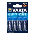 Varta 4906 - 4 kpl Alkaliparisto LONGLIFE AA 1,5V