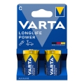 Varta 4914121422 - 2 kpl Alkaliparistoja LONGLIFE POWER LR14/C 1,5V