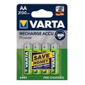 Varta 56706 - 4 kpl Uudelleenladattava akku ACCU AA NiMH/2100mAh/1,2V