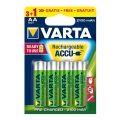 Varta 5675 - 3+1 kpl Uudelleenladattava akku ACCU AA Ni-MH/2100mAh/1,2V
