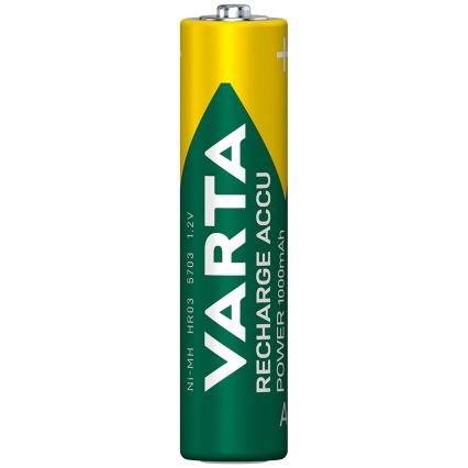 Varta 5703301494 - 3+1 pcs Uudelleenladattavat patterit ACCU AAA Ni-MH/1000mAh/1,2V