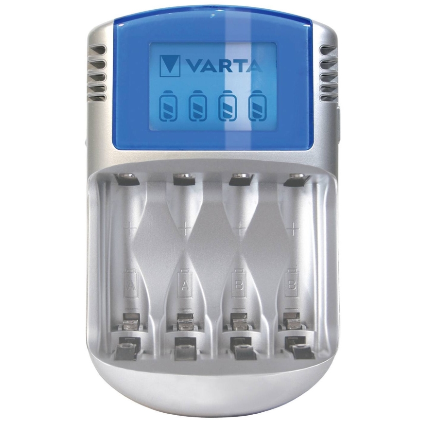 Varta 57070201451 - LCD-akkulaturi 4xAA/AAA 2600mAh 5V