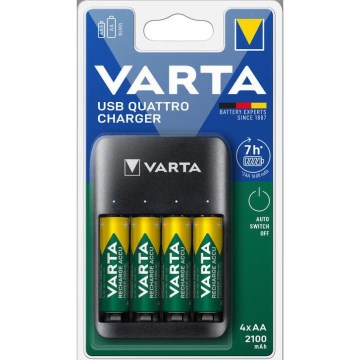 Varta 57652101451 - Akkulaturi 4xAA/AAA 2100mAh 5V