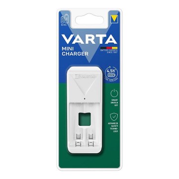 Varta 57656101401 - Paristolaturi 2xAA/AAA 230V