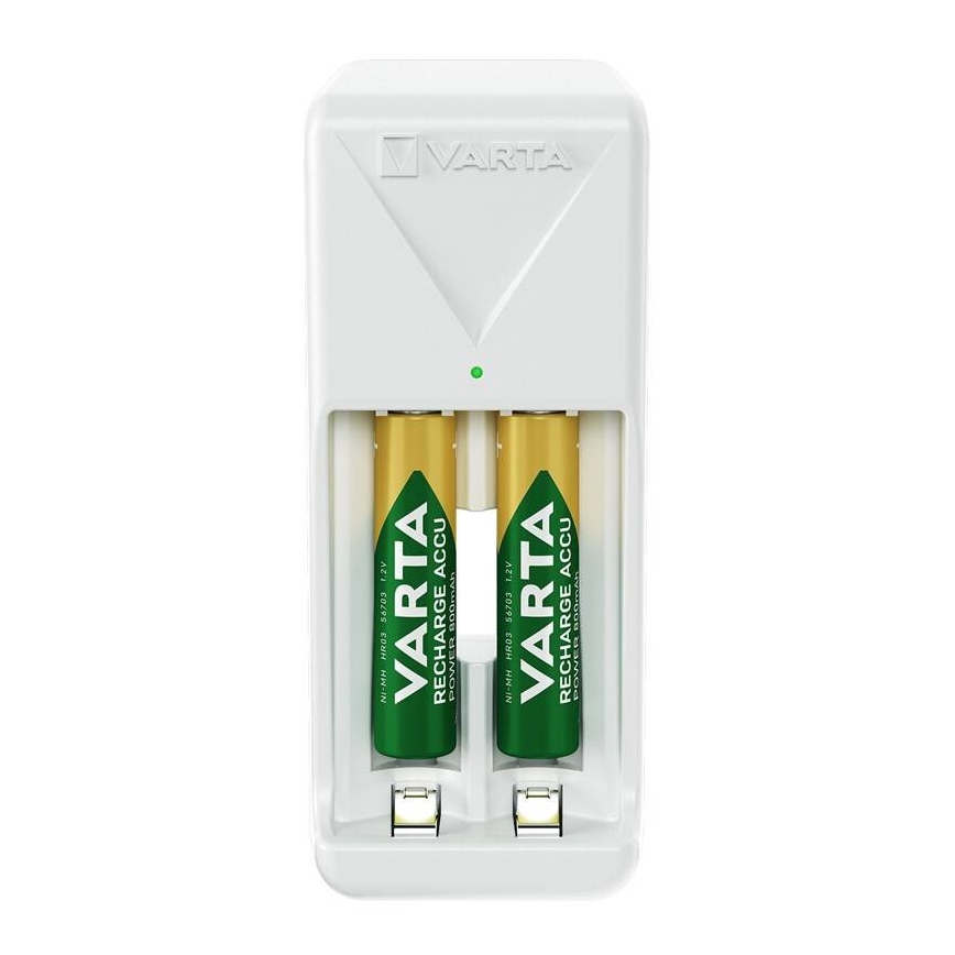 Varta 57656201421 - Paristolaturi 2x AA/AAA, 800 mAh, 230 V