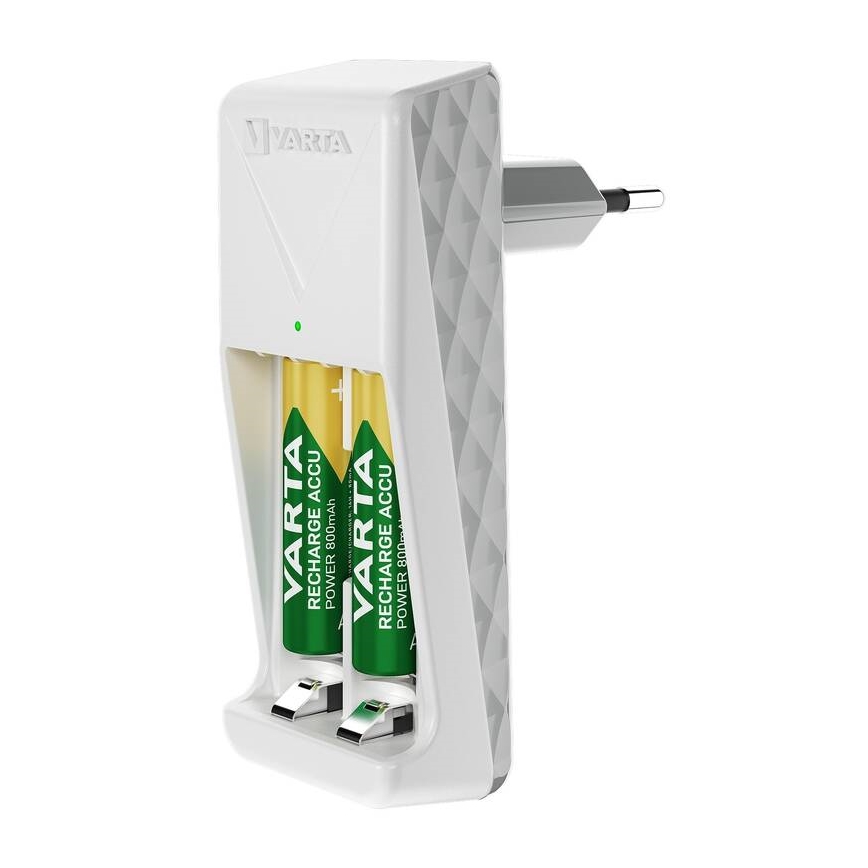 Varta 57656201421 - Paristolaturi 2x AA/AAA, 800 mAh, 230 V