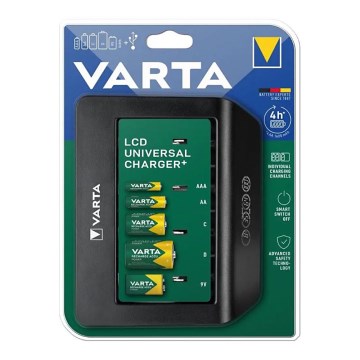Varta 57688101401 - LCD Universal akku charger 230V
