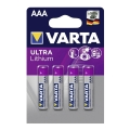 Varta 6103301404 - 4 kpl Litiumkenno ULTRA AAA 1,5V