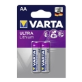 Varta 6106 - 2 kpl Litiumkenno ULTRA AA 1,5V