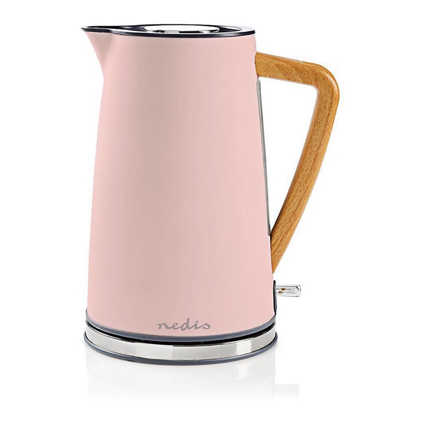 Vedenkeitin 1,7 l 1850-2200W / 230V vaaleanpunainen