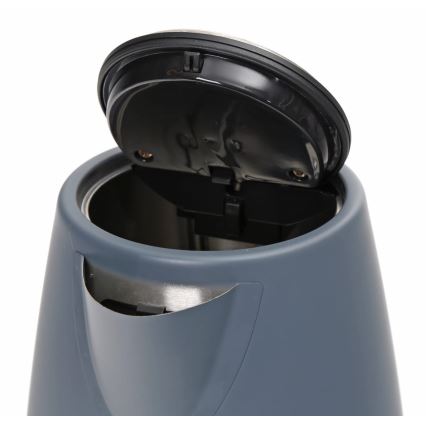 Vedenkeitin 1,7 l 2400W/230V ruostumaton teräs/harmaa