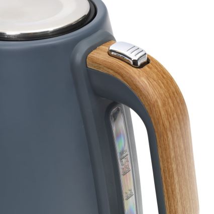 Vedenkeitin 1,7 l 2400W/230V ruostumaton teräs/harmaa